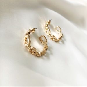 Link Hoop Earrings